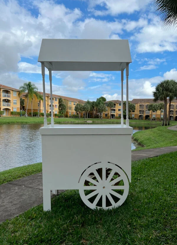 Candy Cart White