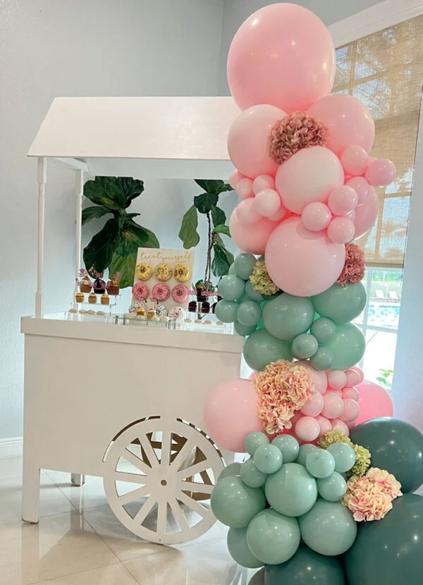 Candy Cart Rose and Green