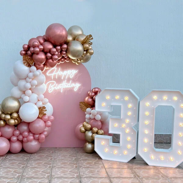 Mini + Marquee 30 Rose