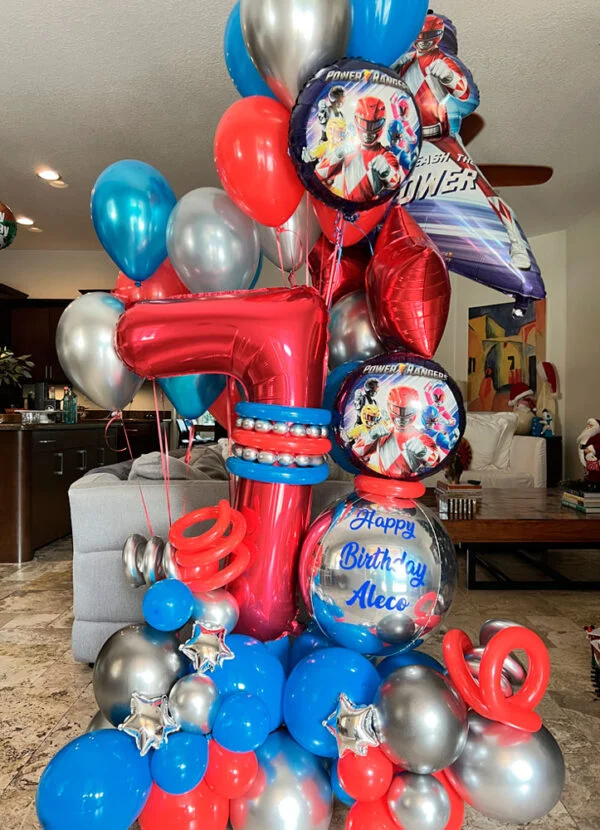 Balloon Bouquet Power Rangers