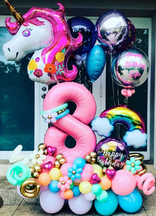 Unicornio feliz